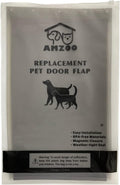 AMZOO Dog/pet Door Replacement Flap Compatible with PetSafe Measures 8 1/8” x 12 7/8” PAC11-11038 Matte Gray Medium 1