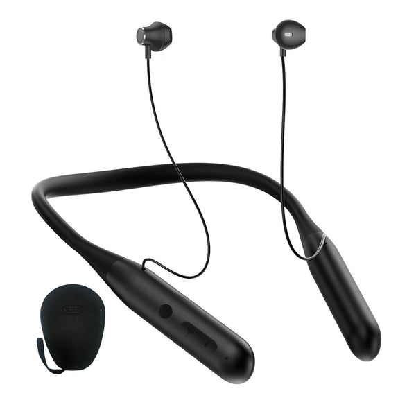 ZXQ Wireless Bluetooth Neckband Headphones 100 Hours Long Playtime,Around The Neck Bluetooth Earbuds with Microphone,Waterproof Sport