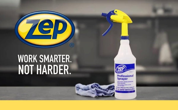 Zep Professional Sprayer Bottle - 32 Oz (Case of 9) - HDPRO9 - Versatile Adjustable Nozzle Spray Bottles with a Fine Mist or Powerful Spray;