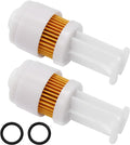 Hoypeyfiy 2 Pack 65L-24563-00-00 Fuel Filter Element Replacement, Marine Outboard Fuel Filter Compatible with Yamaha F150 F200 F225 SX250, Mercury