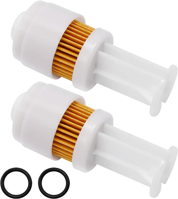 Hoypeyfiy 2 Pack 65L-24563-00-00 Fuel Filter Element Replacement, Marine Outboard Fuel Filter Compatible with Yamaha F150 F200 F225 SX250, Mercury