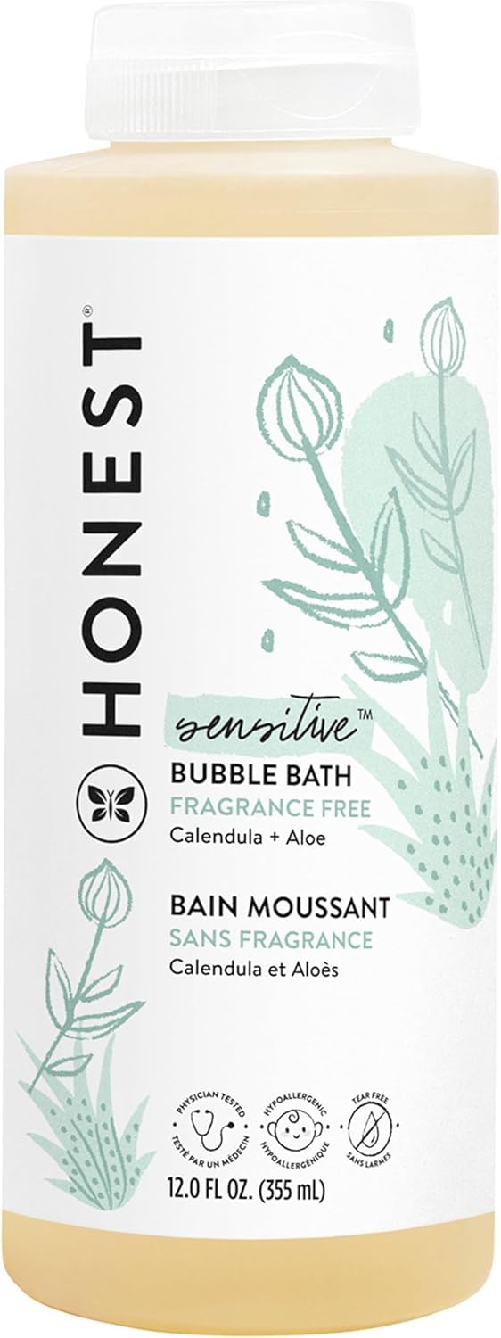 The Honest Company Foaming Bubble Bath | Gentle for Baby | Naturally Derived, Te