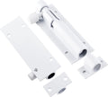2 PCS Barrel Bolt Latch, 3 Inch, White, Aluminum Alloy | Heavy Duty Slide Lock, For Security Gate Slide Bolt, Garage Door Latches, Warehouse Shed