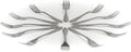 DecorRack 12pcs Dinner Forks, Stainless Steel, 7.5 inches, Flatware, Dishwasher Safe 12 Pack