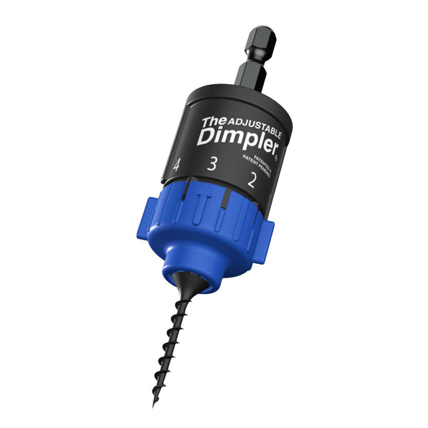 Adjustable DIMPLER ® Drywall Bit | Perfect for Converting Electric and Impact Drills into a Drywall & Deck Screw Gun | Holds the Screw with a Poweful Magnet
