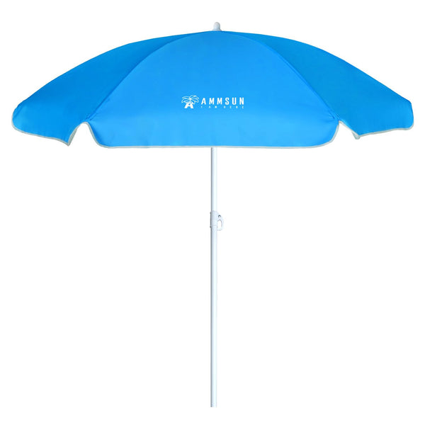 AMMSUN 5ft Kids Beach Umbrella for Picnic, Water Table, Sand Box Sun Shade | Durable Children Seaside Umbrella, UV protection, Ideal for sand