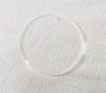 15PCS Round Acrylic Clear Keychain Blanks, Acrylic Round Circle with Hole 1/8 Inch Thick (Clear, 1") Clear 1"