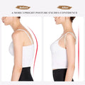 WEEOATAR Upper Back Support Posture Corrector Strap Posture Trainer, Breathable, Easy to Wear with Magic Sticker Back Brace to Improve Posture for