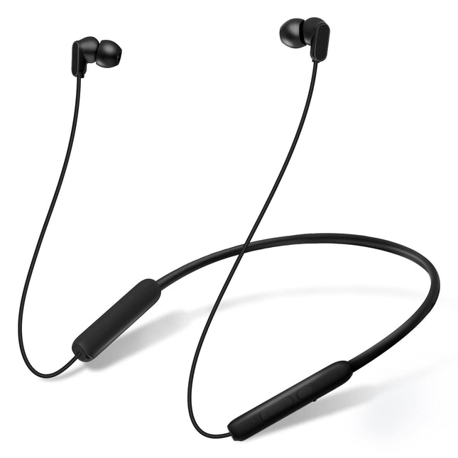N18 Neckband Bluetooth Earbuds, Wireless Bluetooth 5.2 Headphones with Microphone, Ultra-Lightweight Comfort, IPX7 Water