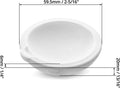QWORK Ceramic Crucible Bowl, 4 Pcs Quartz Melting Dishes Pot for Melting Casting Refining Gold Silver Brass Alloy, 100G