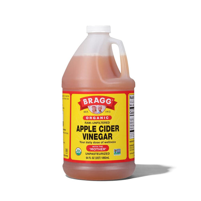 Bragg Organic Apple Cider Vinegar with the Mother - 64 Fl Oz - Raw and Unfiltere