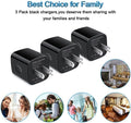 Wall Charger Cube,1A/5V Single Port USB Plug 3 Pack Travel Black Charging Block Box Adapter Compatible Phone,Samsung Galaxy S24 S23 A21 A51 A71
