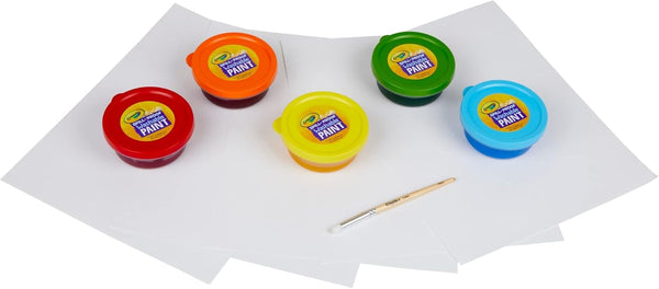 Crayola Spill Proof Paint Set, Washable Paint for Kids, Ages 3, 4, 5, 6