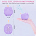 Small Bluetooth Speaker, Cute Cat Mini Wireless Speakers with Loud Stereo Sound, Built-In Mic, Super Bass, Dual Pairing, Portable Speaker for Teen