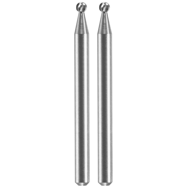 Dremel 107 Rotary Tool Accessory Engraving Bit- Perfect for Wood, Plastic, Linoleum, and Soft Metal Cutter, 1/8" Shank 2-Piece 3/32" Ball
