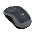 Logitech M185 Wireless Mouse, 2.4Ghz with USB Mini Receiver, 12-Month Battery Life, 1000 DPI Optical Tracking, Ambidextrous Pc/Mac/Laptop - Swift Grey