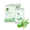 GREEN FINGER Mild Sun Cleansing Tissue 30 Count (6 Packs of 5), Gentle Baby Wipes for Sensitive Skin, Removes Sunscreen Easily, Natural Organic