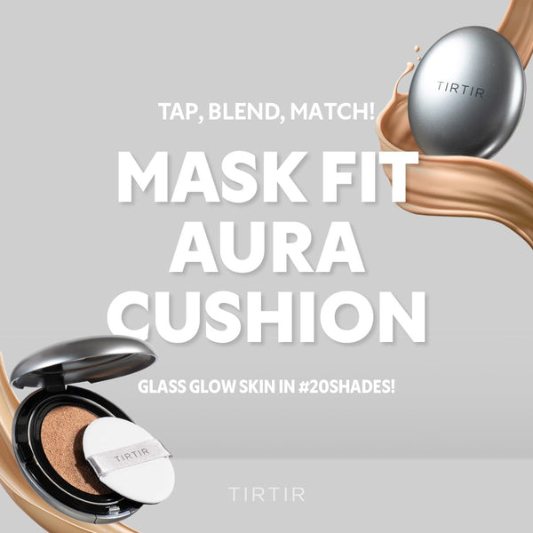 [*Mini Size*] TIRTIR Aura Glow Silver Cushion | Korean Cushion Foundation, (#21N Ivory, 0.15 Fl Oz) 0.15 Fl Oz (Pack of 1) 21N Ivory