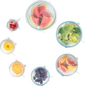 Modfamily Silicone Stretch Lids (7 Pack, Includes Exclusive XL Size), Reusable, Durable & Expandable to Fit Many Container Sizes & Shapes.