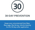Sentry Fiproguard Flea & Tick Cats 1.5 lbs+, Fipronil, 6-Month | Ideal for Cats & Kittens 1.5 lbs+; Kills Fleas, Ticks & Chewing Lice for 30 Days;