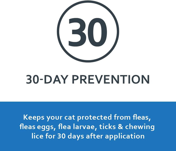 Sentry Fiproguard Flea & Tick Cats 1.5 lbs+, Fipronil, 6-Month | Ideal for Cats & Kittens 1.5 lbs+; Kills Fleas, Ticks & Chewing Lice for 30 Days;