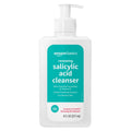 Amazon Basics Exfoliating Face Wash Cleanser, Renewing Salicylic Acid with Ceramides & Vitamin D, Foaming Formula, Smooths Skin, 8 fl oz 8 Fl Oz
