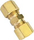 1/8" Compression Union Brass Tube Fitting, 1/8" OD x 1/8" OD, 5pcs 5 1/8" x 1/8" Tube OD