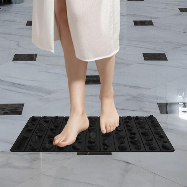 Foot Relief Massage Mat - Non-Electric Acupressure Pad for Office & Home Use - Ergonomic Reflexology Mat for Plantar Fasciitis, Heel Pain Relief -