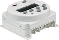 Baomain Time Switch Relay,Digital LCD Programmable Timer,110V AC Input,200-250V 16A Output,28 Programs Daily/Weekly Schedule,CN101A for Lighting