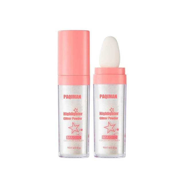 Glitter Powder Highlighter Makeup, Body Brightens the Natural Three-Dimensional 