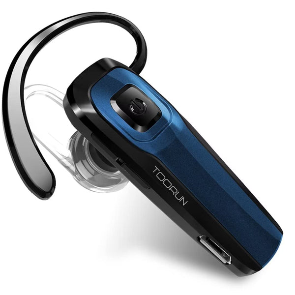 TOORUN Bluetooth Earpiece, M26 Bluetooth Headset Handsfree V5.0 Wireless Earpiece Headphone with Noise Reduction and Microphone Compatible for