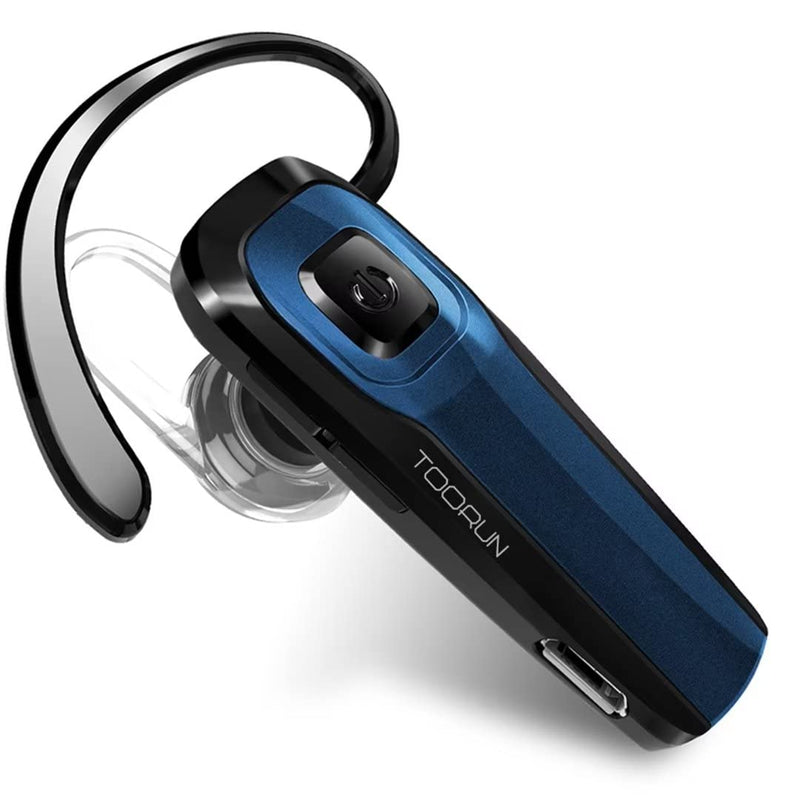 TOORUN Bluetooth Earpiece, M26 Bluetooth Headset Handsfree V5.0 Wireless Earpiece Headphone with Noise Reduction and Microphone Compatible for
