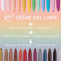 ColourPop BFF Crème Gel Liner - Waterproof Gel Eyeliner Pen with a High-Pigment & Buildable Formula - Colored Eyeliner with 18-Hour Wear - Swerve
