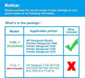 LCL Compatible 712 712XL Yellow High Yield 29-Ml 3-Pack Ink Cartridge (3ED79A) Replacement for HP 712 Designjet T650, T630, T250,T230, T210 &
