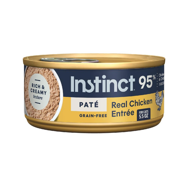 Instinct Original Grain Free Real Chicken Recipe Natural Wet Canned Cat Food, 5.5 Ounce (Pack of 12) Chicken 5.5 Ounce (Pack of 12)