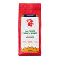 Puroast Low Acid Coffee Half Caff | Half Caff French Roast Ground | Dark Roast | High Antioxidants & High pH |No Bitter Aftertaste | Reduced