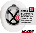 Jackson Safety Cowboy Hard Hat - Western Outlaw Style Construction Helmet with Full Brim Shade - ANSI Z89.1 & OSHA Compliant - (Multiple Colors)