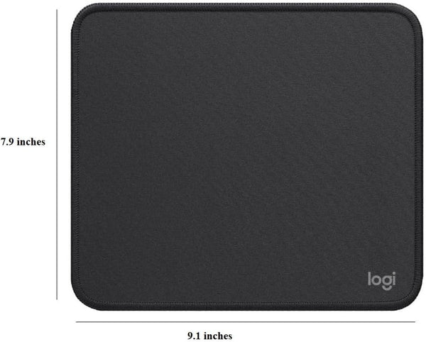 Logitech Studio Series Small Mouse Pad, Anti-Slip 9x8 Inches, Graphite