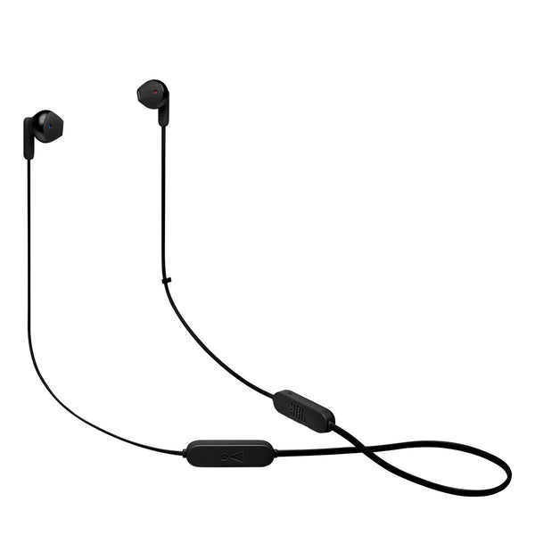 JBL Tune 215 - Bluetooth Wireless In-Ear Headphones with 3-Button Mic/Remote and Flat Cable - Black, Small