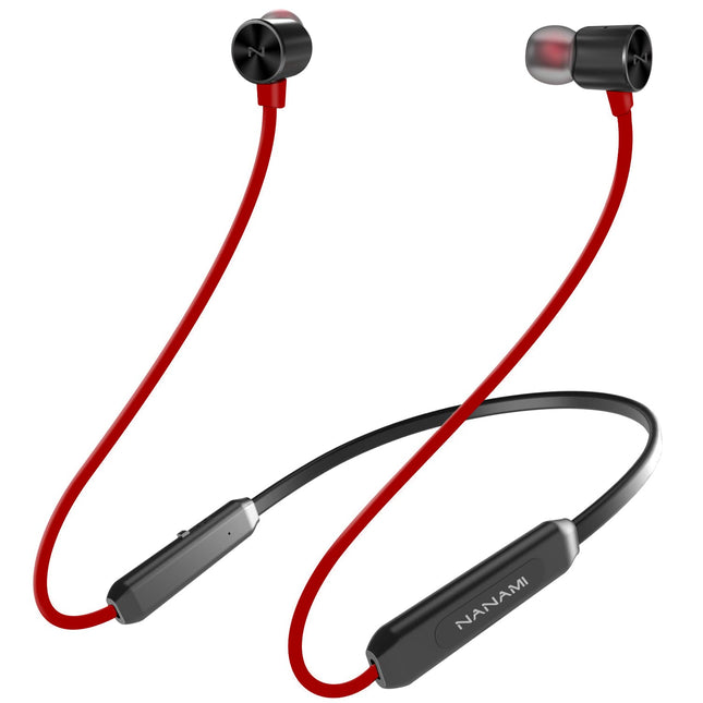 NANAMI Bluetooth Headphones Wireless Earbuds - Sports Magnetic Neckband Wireless Headsets, Hifi Stereo Deep Bass Updated