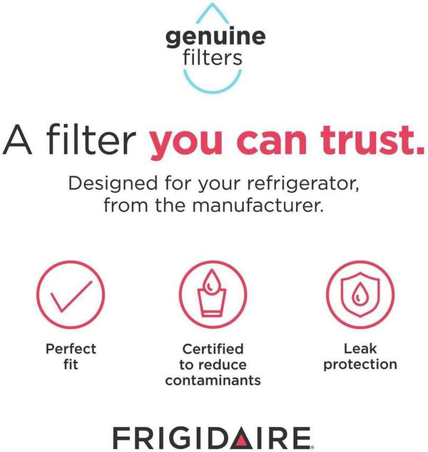 FRIGIDAIRE EPTWFU01 PureSource Ultra II Refrigerator Water Filter, 1 Count, White 1 Pack