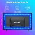 VOLIVO LED Lights for TV, 16.4FT Led Backlight for 45-85 inch TVs, Bluetooth RGB LED Lights Behind Television with Remote, USB Powered, Color