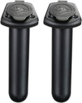 2 Pack Kayak Deck Flush Mount Fishing Rod Holders and Cap Cover for Boat, Canoe and Tackle Accessory Tool