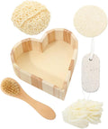 Skin Care Set Cleaning Tools Accessories Body Exfoliating Bath Shower Set Body Scrubber Bath Brush Toiletries Large Rope Loofah