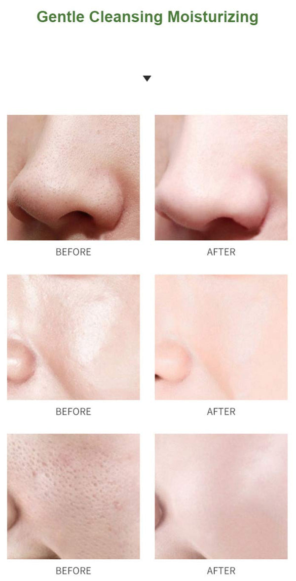 Grospe Green Tea Mask Stick Blackhead Remover Deep Pore Cleansing Clay Stick Mask Moisturizing Oil Control Shrink Pores Remove Anti-Acne Mask