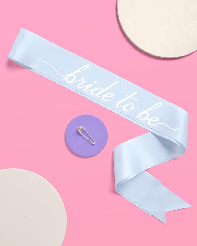 Xo, Fetti Blue Bride to Be Sash | Bachelorette Something Blue, Bridal Shower Accessory, Bach Party Decorations, Bridesma