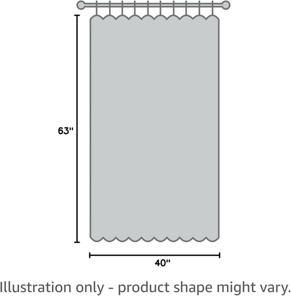 Sun Zero Cooper Thermal Insulated Energy Efficient Grommet Curtain Panel, 40" x 63", Gray Grey 40"W x 63"L (Pack of 1)