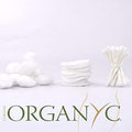 Organyc 100% Organic Cotton Rounds - Biodegradable Cotton, Chemical Free, for Sensitive Skin (70 Count) - Daily Cosmetics. Beauty and Personal Care