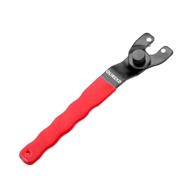OLIREXD Angle Grinder Universal Adjustable Pin Wrench for Angle Grinder Machine (1, Red) Red 1