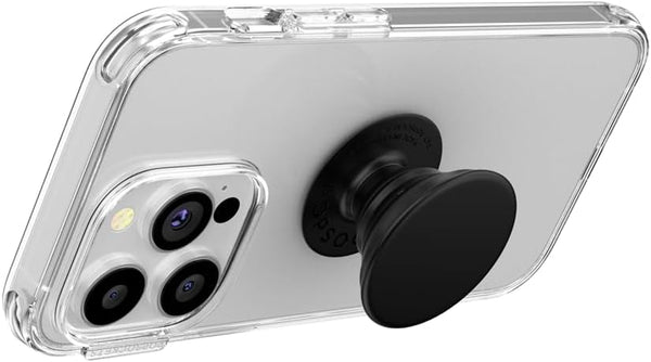 PopSockets Adhesive Phone Grip, Holder, Phone Stand, Black - Black Adhesive Black